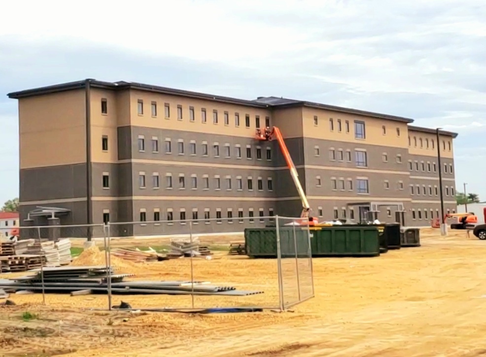 Completion of fiscal ‘19 funded barracks project continues closer to completion