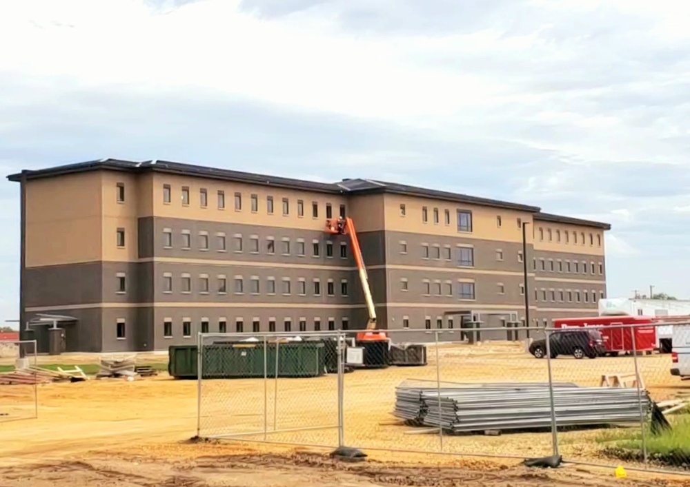 Completion of fiscal ‘19 funded barracks project continues closer to completion