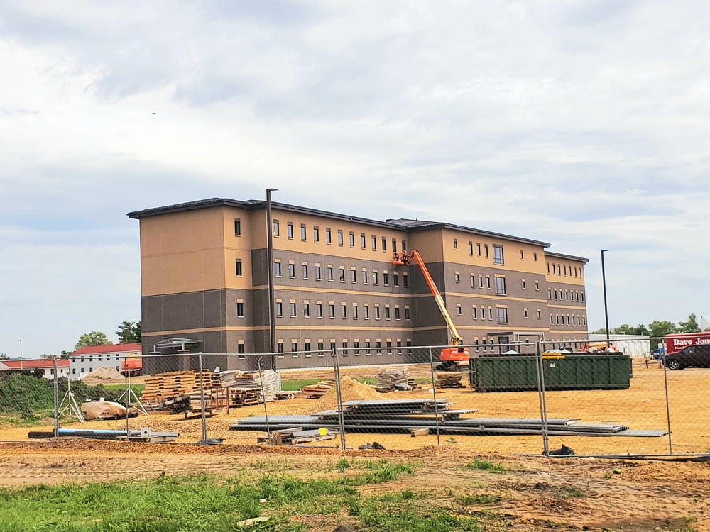 Completion of fiscal ‘19 funded barracks project continues closer to completion