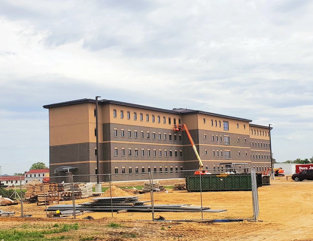 Completion of fiscal ‘19 funded barracks project continues closer to completion