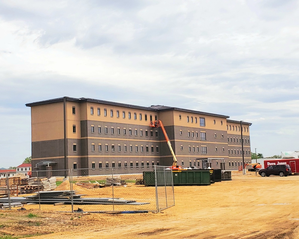 Completion of fiscal ‘19 funded barracks project continues closer to completion