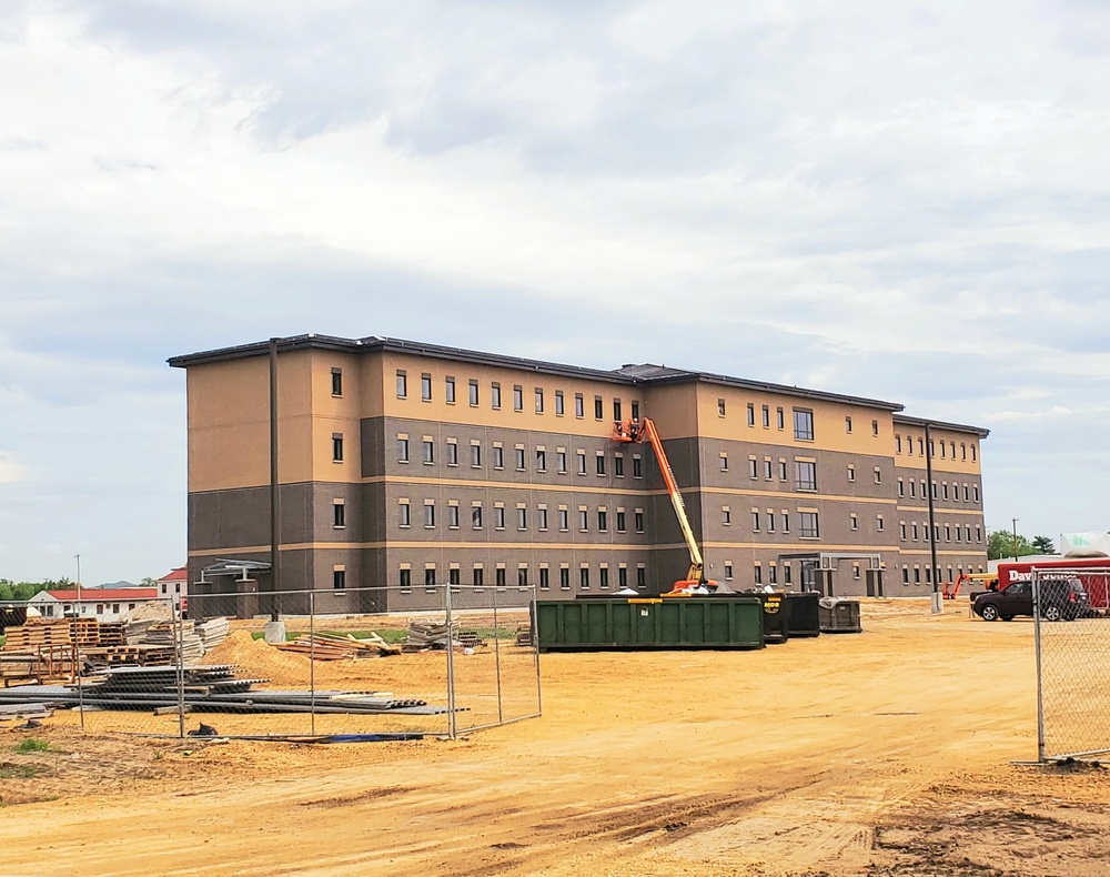 Completion of fiscal ‘19 funded barracks project continues closer to completion