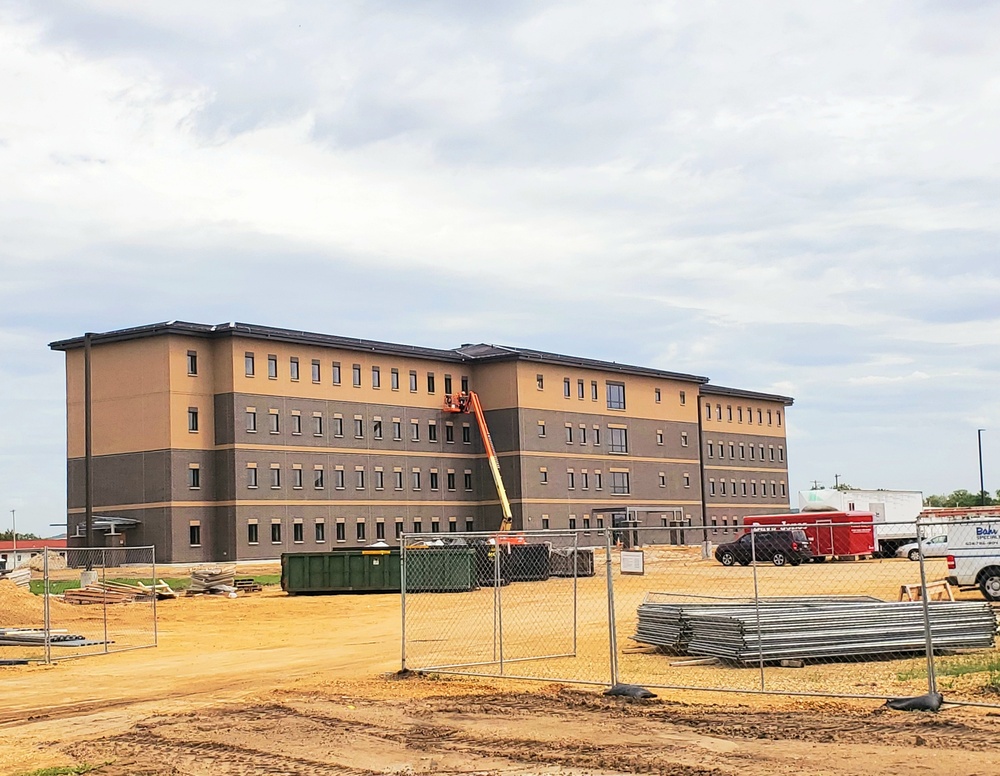 Completion of fiscal ‘19 funded barracks project continues closer to completion