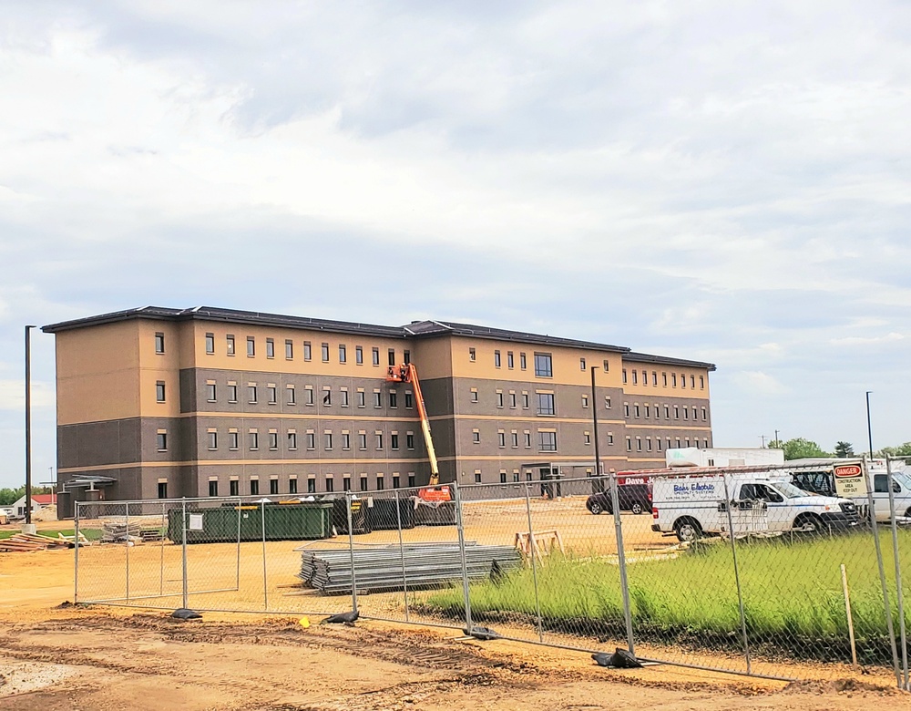 Completion of fiscal ‘19-funded barracks project continues closer to completion