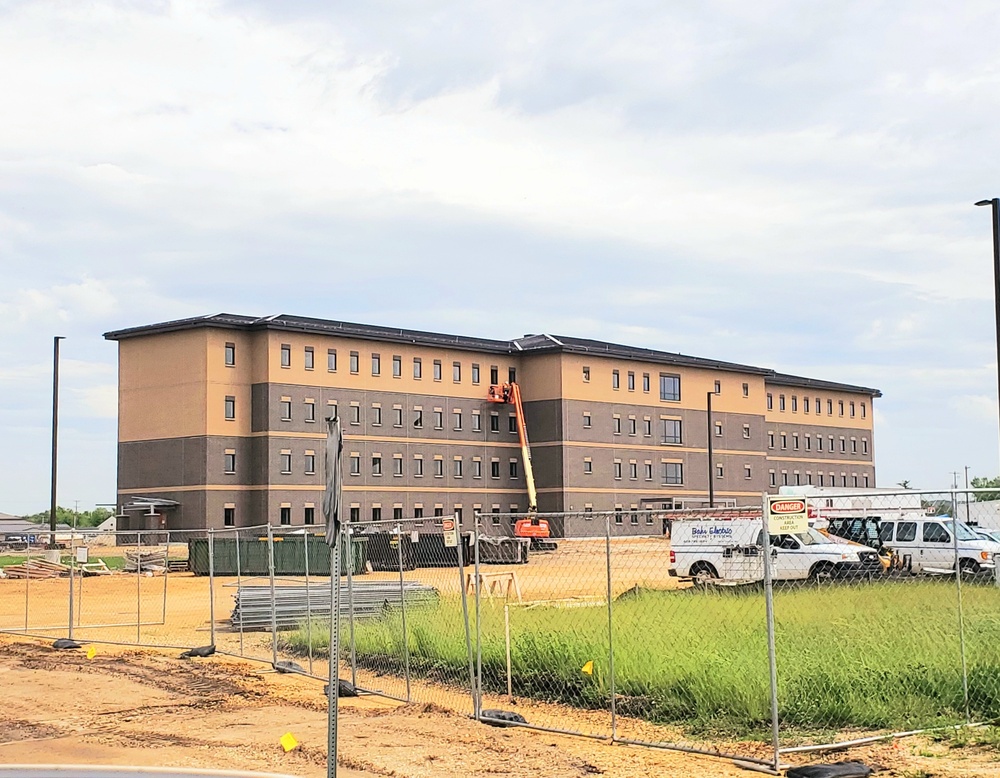 Completion of fiscal ‘19-funded barracks project continues closer to completion