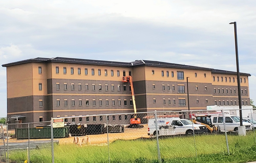 Completion of fiscal ‘19-funded barracks project continues closer to completion