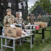 The 1-3rd Attack Battalion enjoys hot chow during DEFENDER-Europe 21