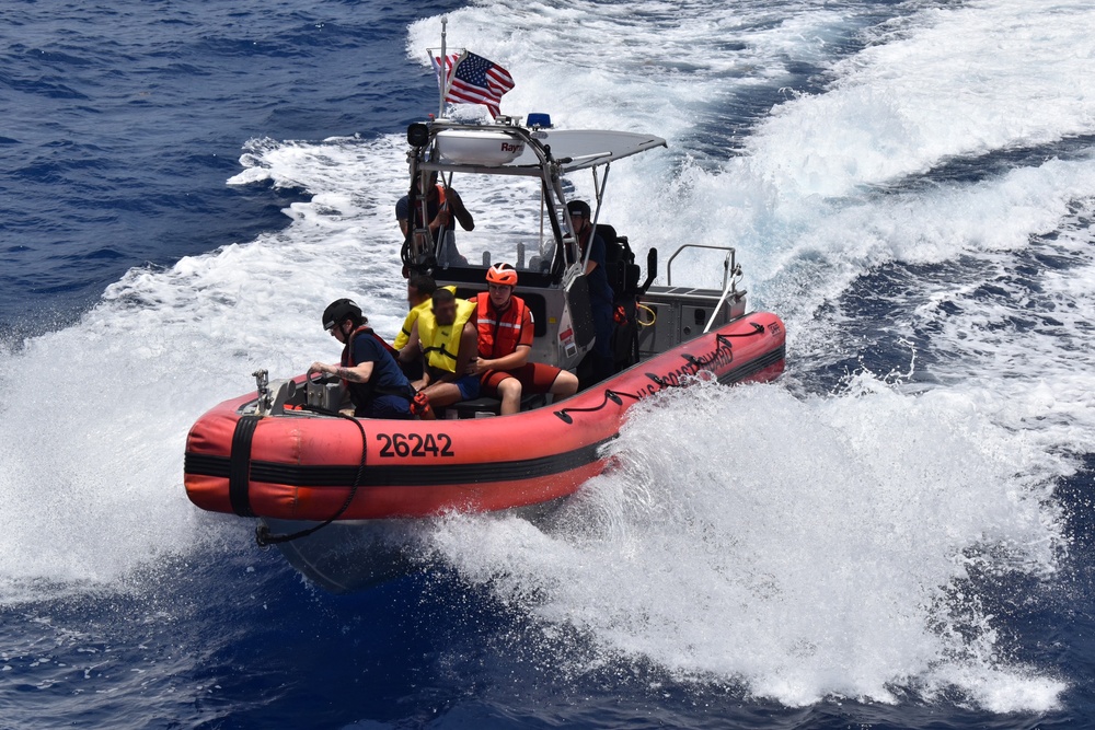 Coast Guard Cutter Resolute rescues migrants about 16 miles south of Key West