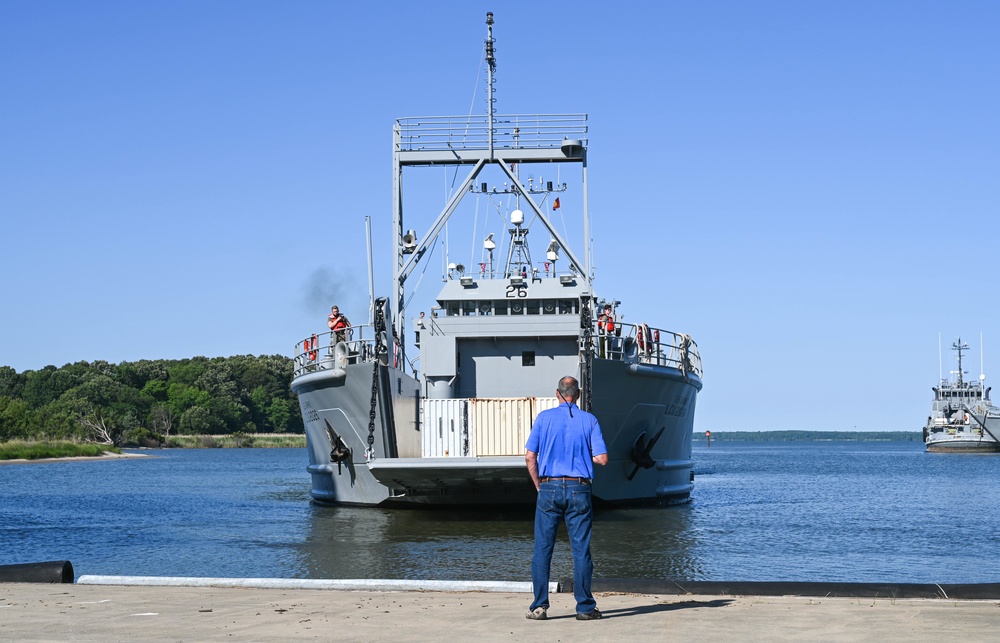 Fighting fires on the Ghost Fleet