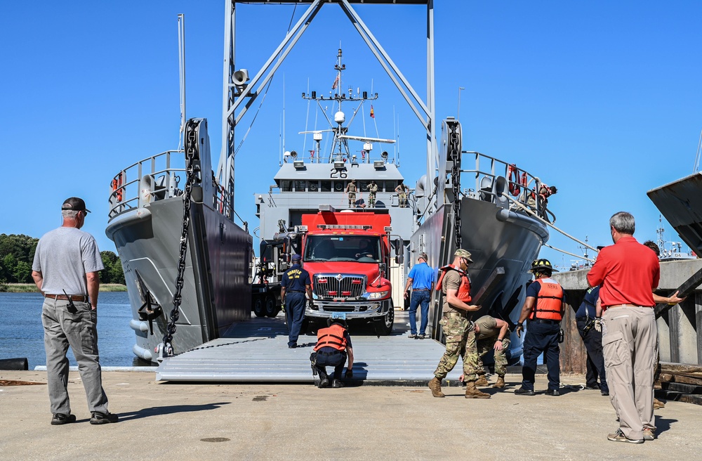 Fighting fires on the Ghost Fleet