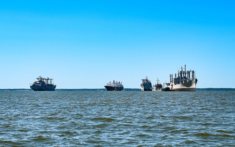 Fighting fires on the Ghost Fleet