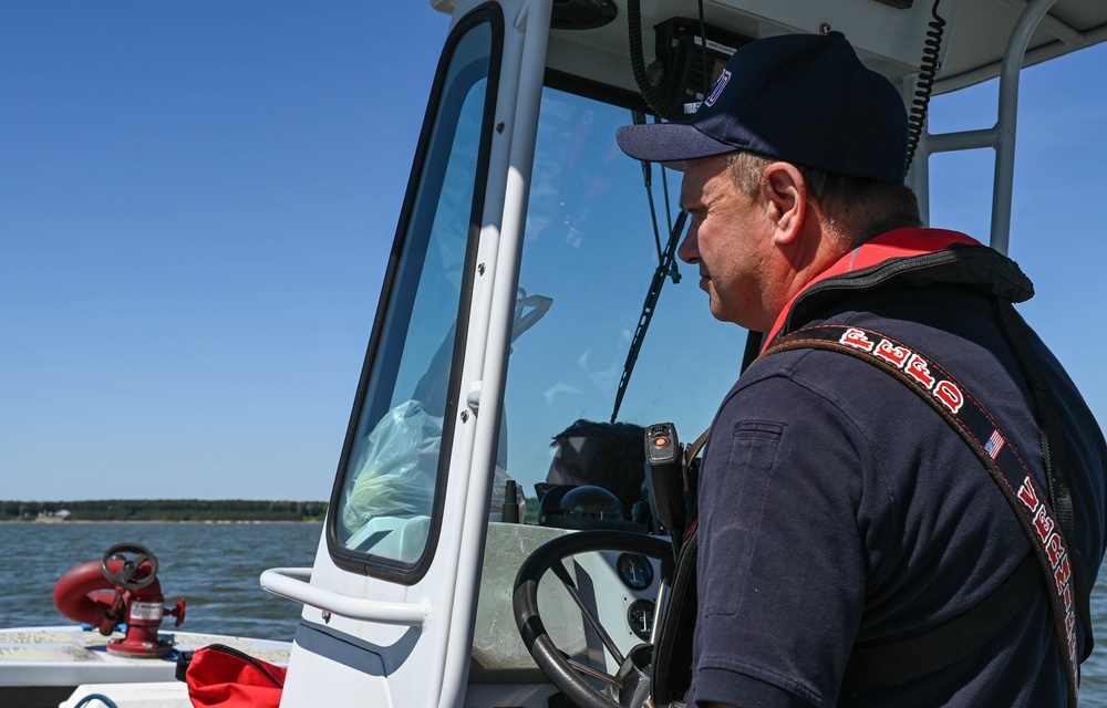 Fighting fires on the Ghost Fleet