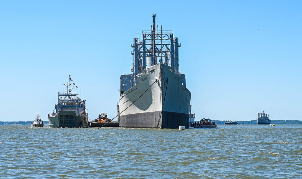 Fighting fires on the Ghost Fleet