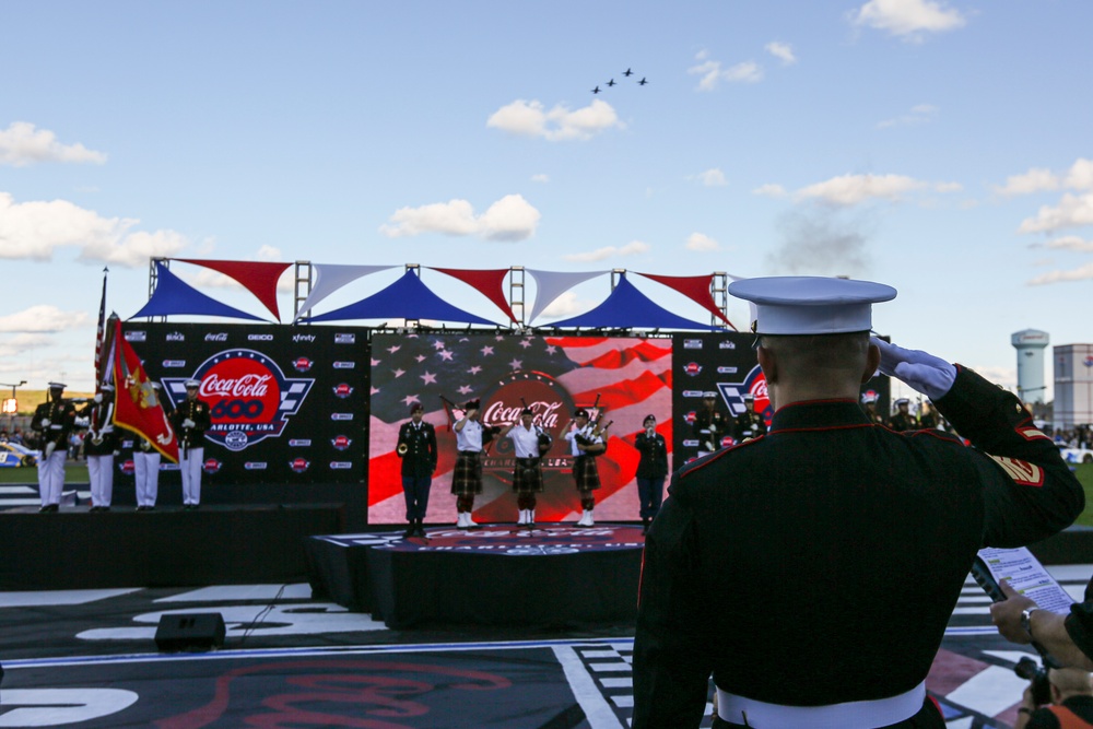 Barracks Marines take to Charlotte Motor Speedway for the Coca-Cola 600