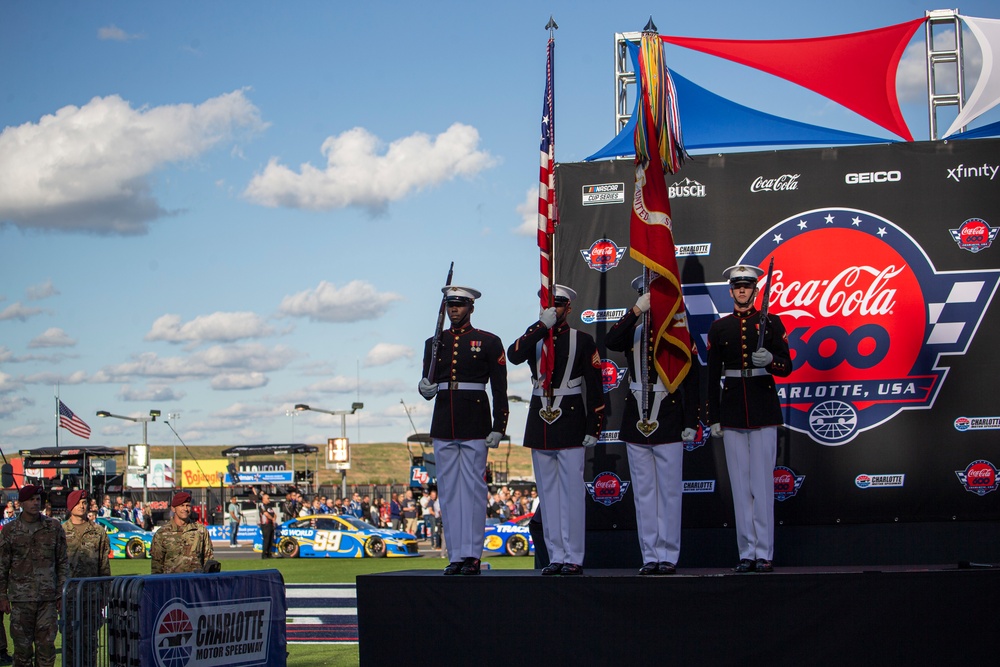 Barracks Marines take to Charlotte Motor Speedway for the Coca-Cola 600