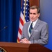 Pentagon Press Secretary John F. Kirby briefs the press