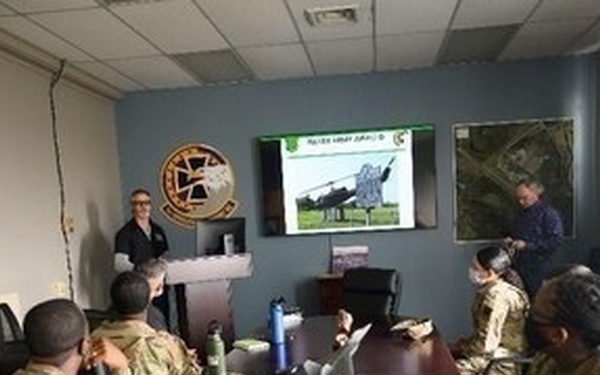 633d Air Base Wing command post Airmen visit Felker Army Airfield
