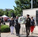 LAYING GOLD STAR WREATH