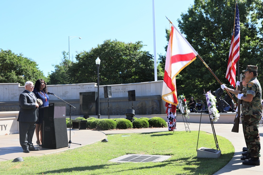 NATIONAL ANTHEM ON SOLEMN HOLIDAY