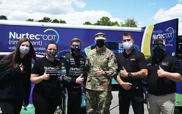 NASCAR team makes pit stop at JBLE