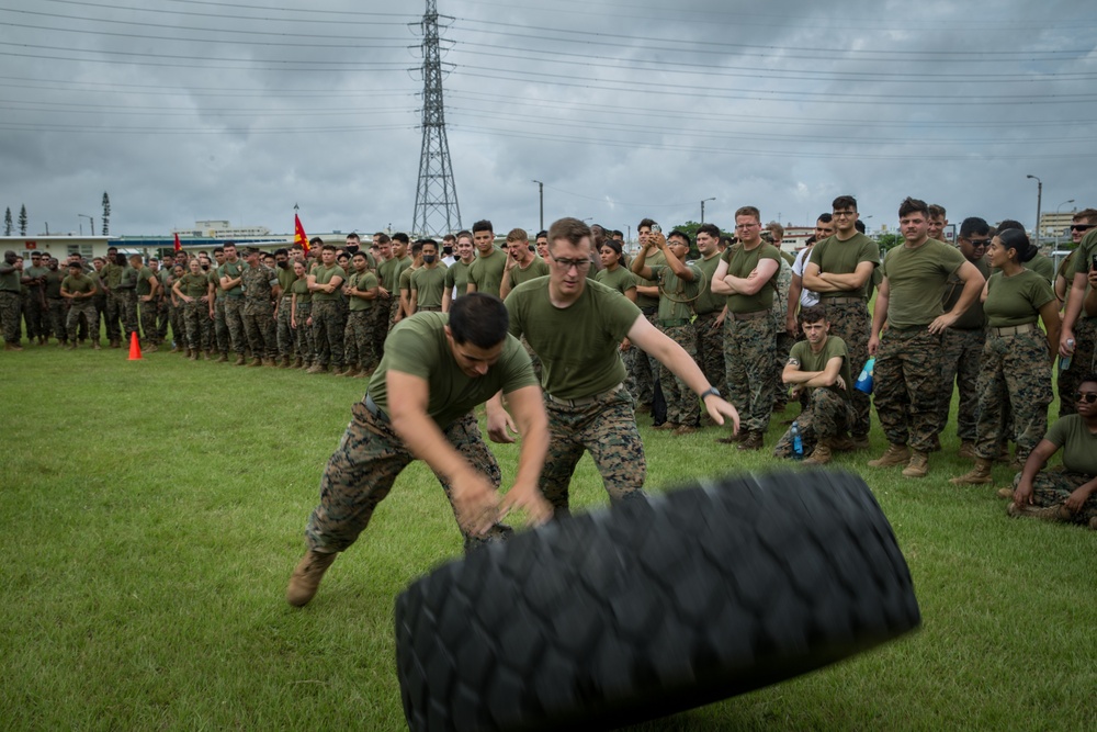 In Memorium | CLR-3 Marines participate in a field meet in honor of Cpl Parcell