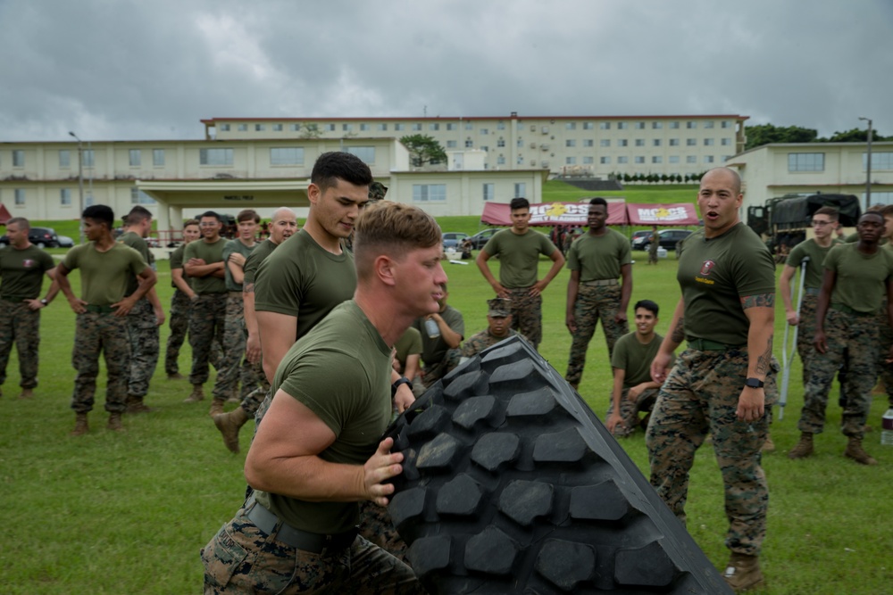 In Memorium | CLR-3 Marines participate in a field meet in honor of Cpl Parcell