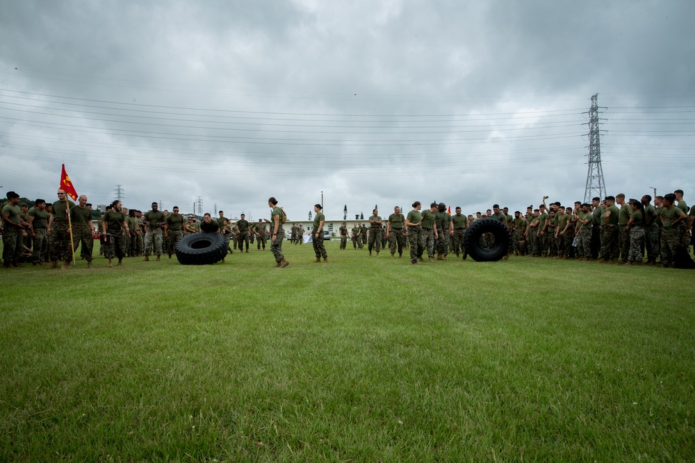 In Memorium | CLR-3 Marines participate in a field meet in honor of Cpl Parcell