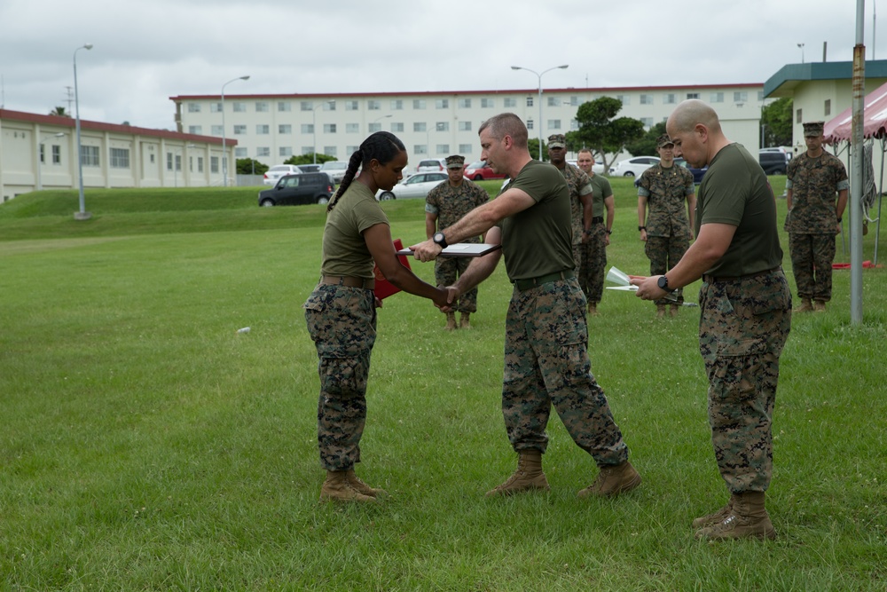 In Memorium | CLR-3 Marines participate in a field meet in honor of Cpl Parcell