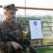 USARPAC BWC 2021: South Korea, Spc. Seth Piotti, 8th Army soldier, conducts weapons check on an M4 carbine