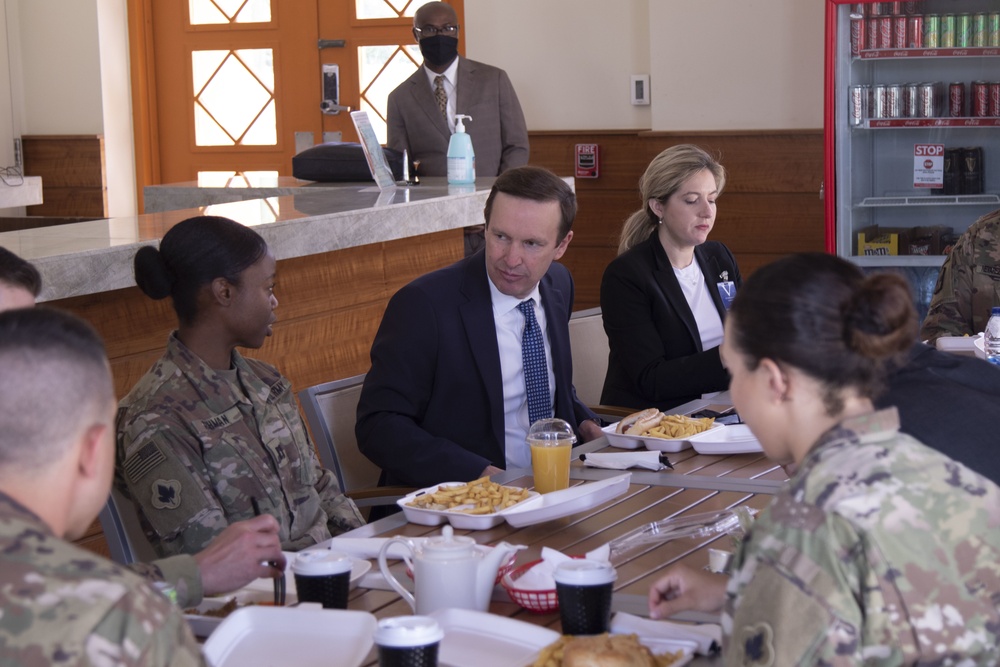 Connecticut Senator Visits Connecticut Soldiers Overseas