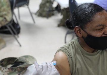 1st TSC NCO deploys to support Afghanistan exit ops after receiving 2nd COVID-19 shot