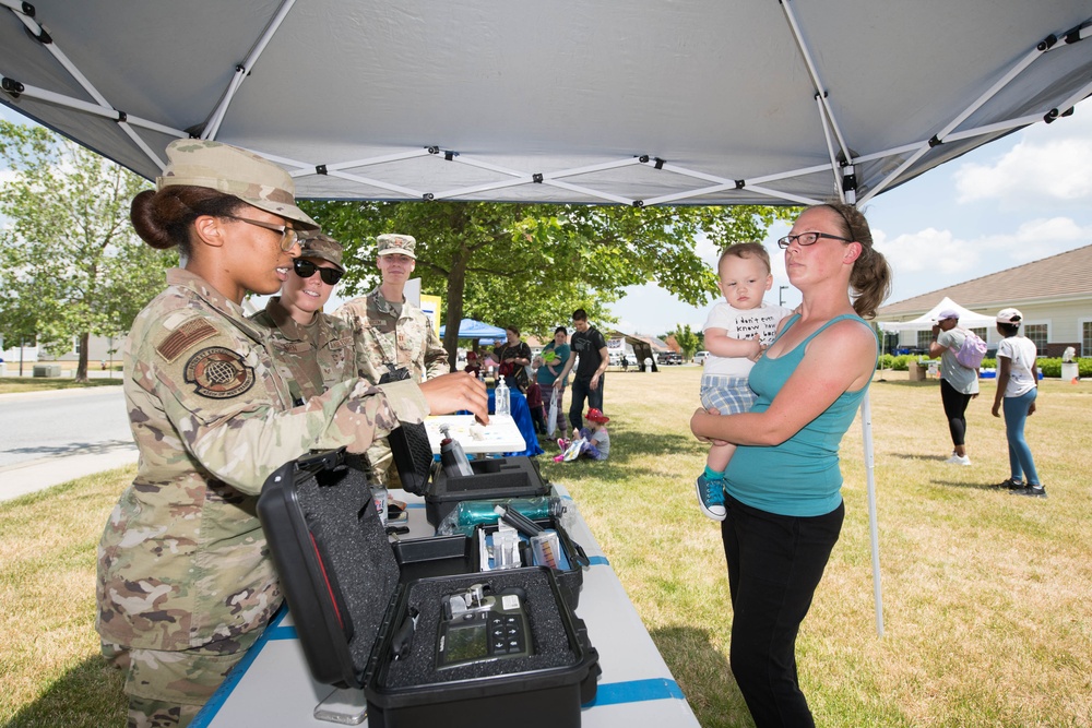 Hurricane Block Party preps Team Dover for summer safety