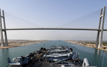 IWO ARG and 24th MEU Transit Suez Canal