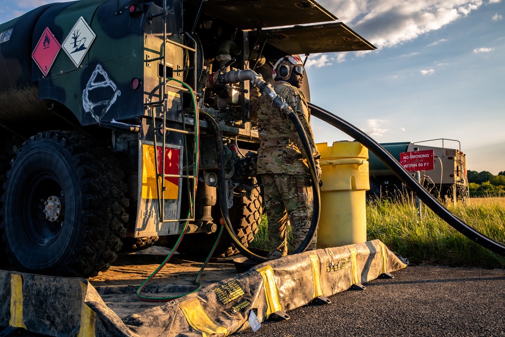 1-3rd Attack Battalion conducts FARP operations at Tazar