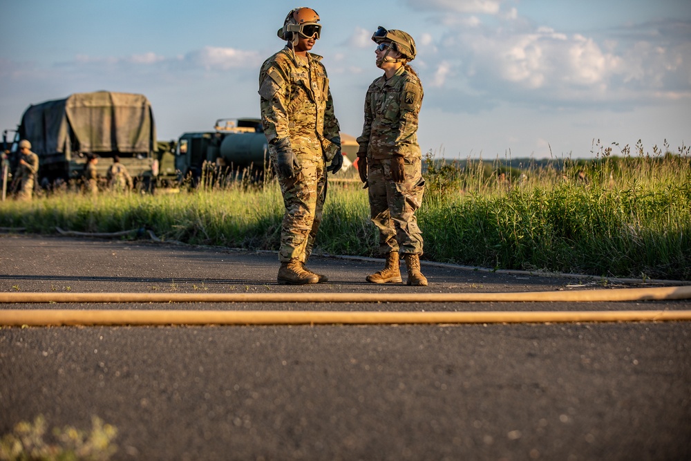 1-3rd Attack Battalion conducts FARP operations at Tazar