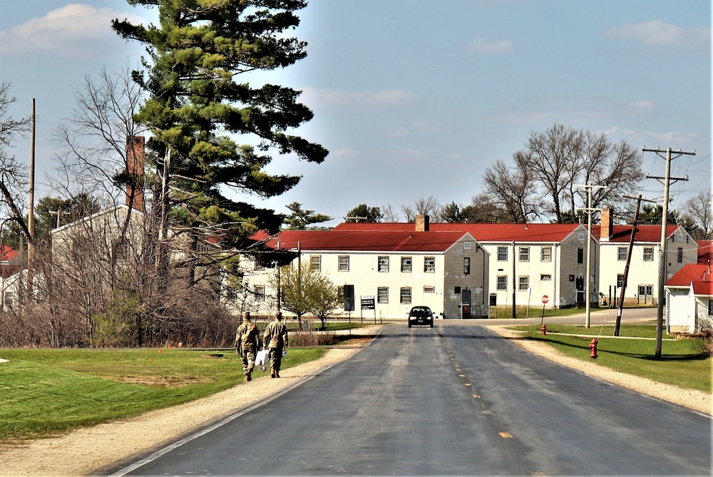 Troop activity at Fort McCoy