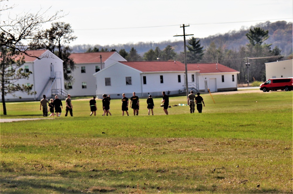 Troop activity at Fort McCoy