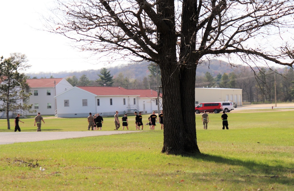 Troop activity at Fort McCoy