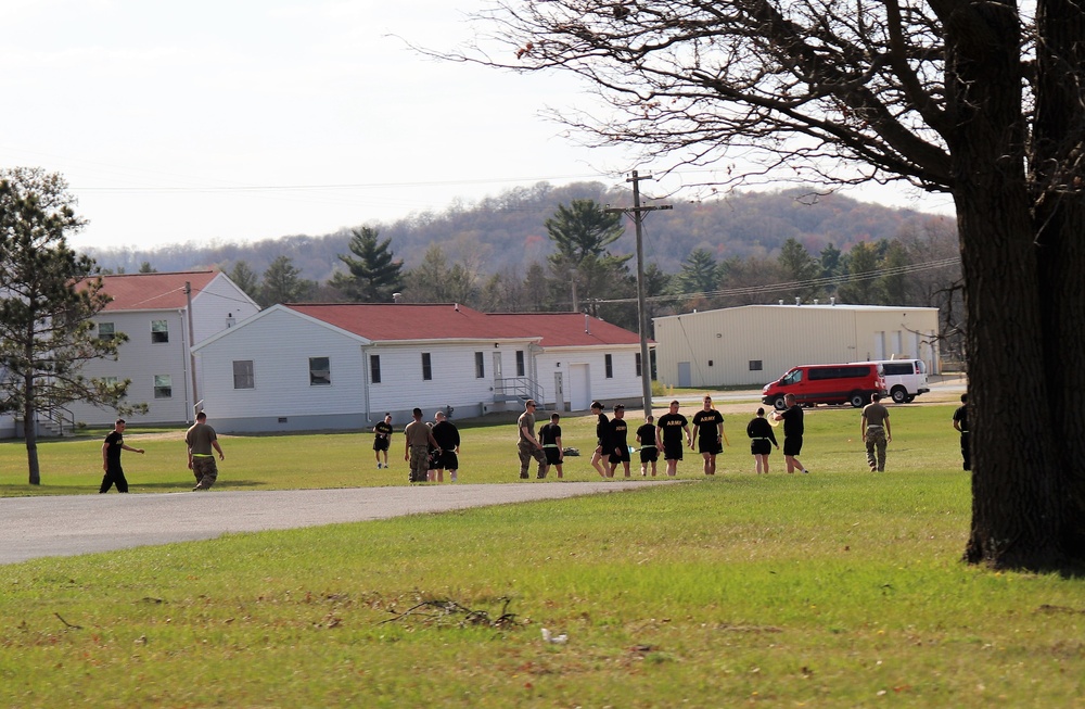 Troop activity at Fort McCoy