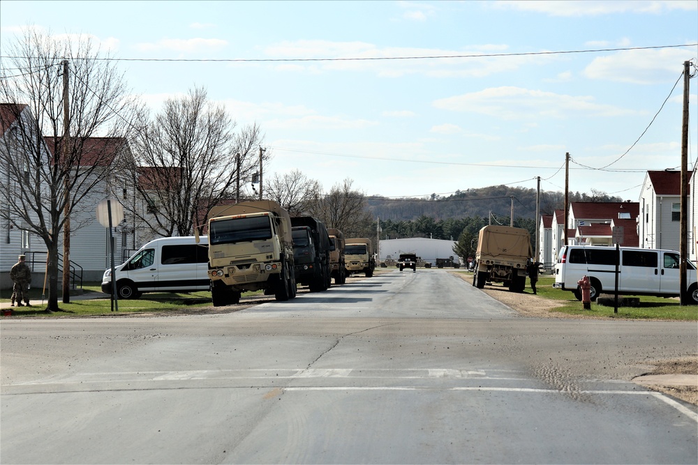 April 2021 training operations at Fort McCoy