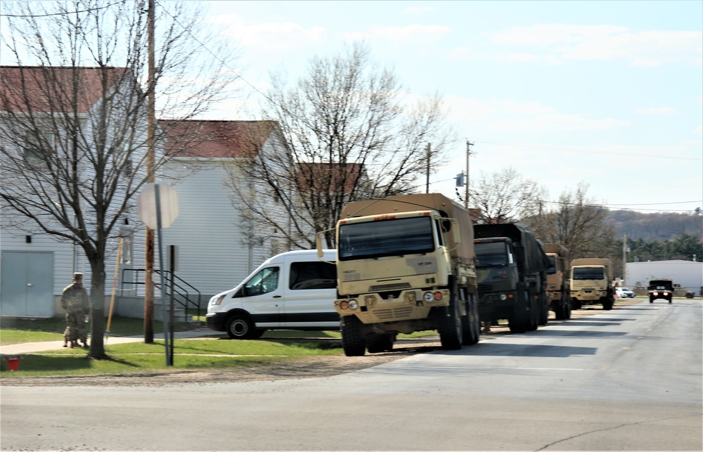 April 2021 training operations at Fort McCoy