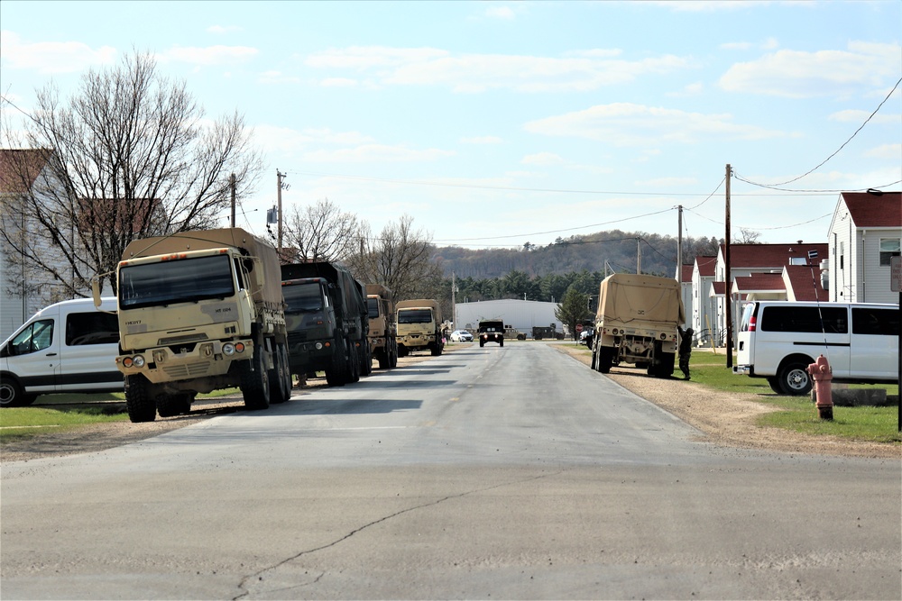 April 2021 training operations at Fort McCoy