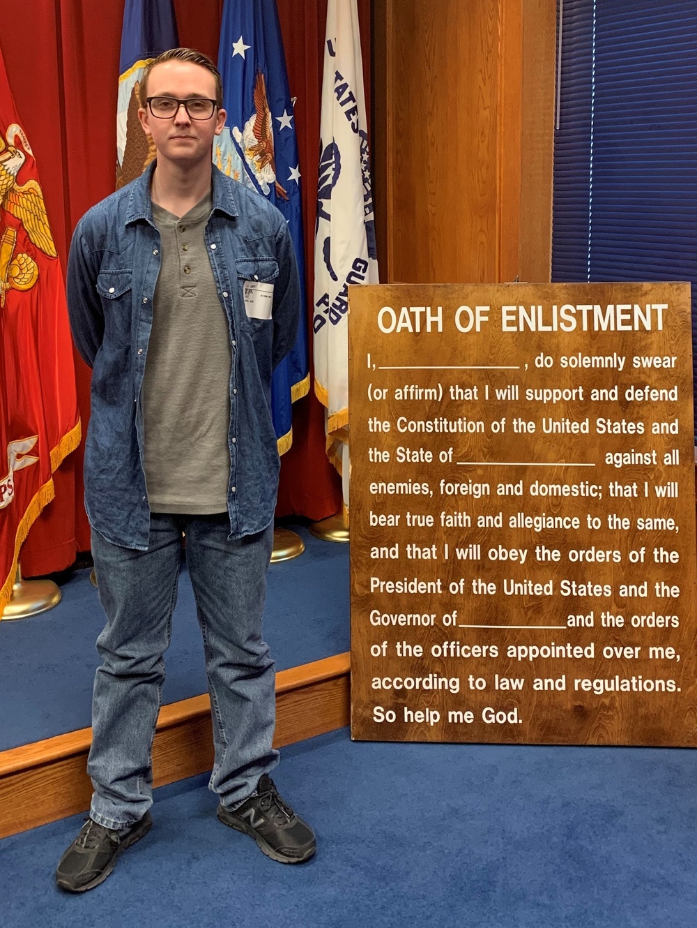 Lawrenceburg student enlists in the Tennessee National Guard