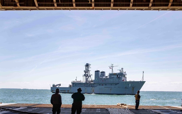 Arlington executes a tow