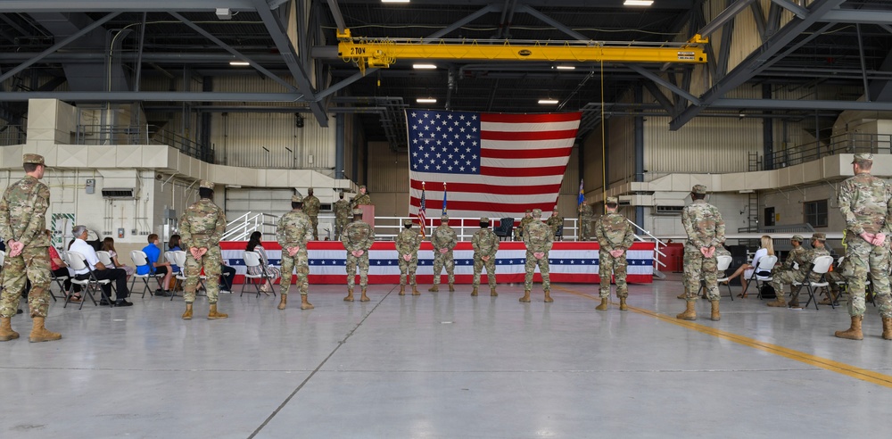 319th Operations Support Squadron change of command ceremony