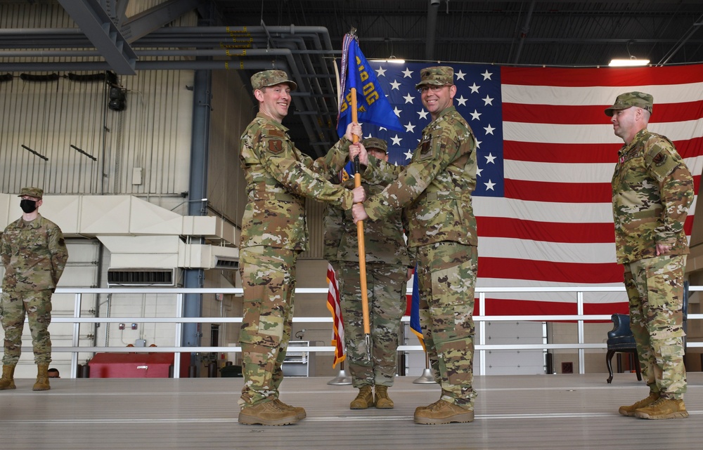 319th Operations Support Squadron change of command ceremony