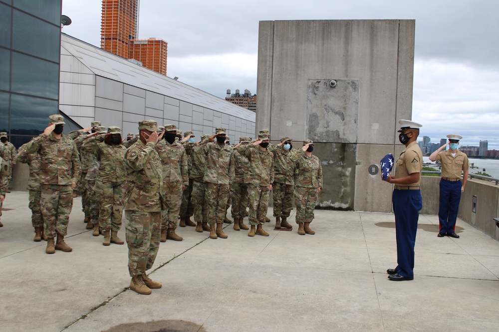 JTF Javits in New York City holds Memorial Day Service