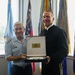 Maj. Gen. Thomas Carden receives gift from Argentine Air Force