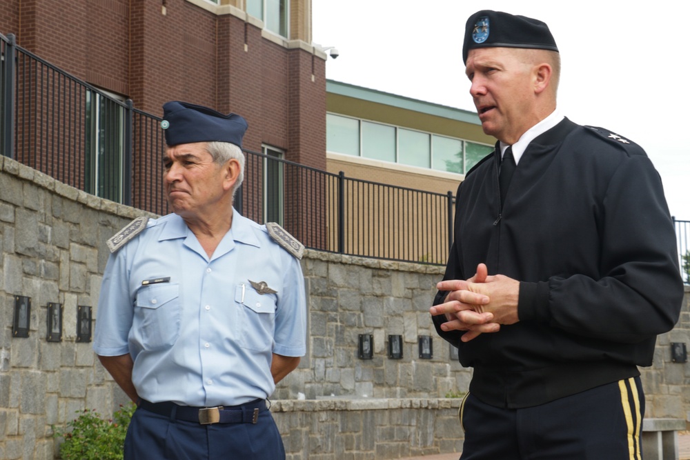 Maj. Gen. Thomas Carden gives a tour