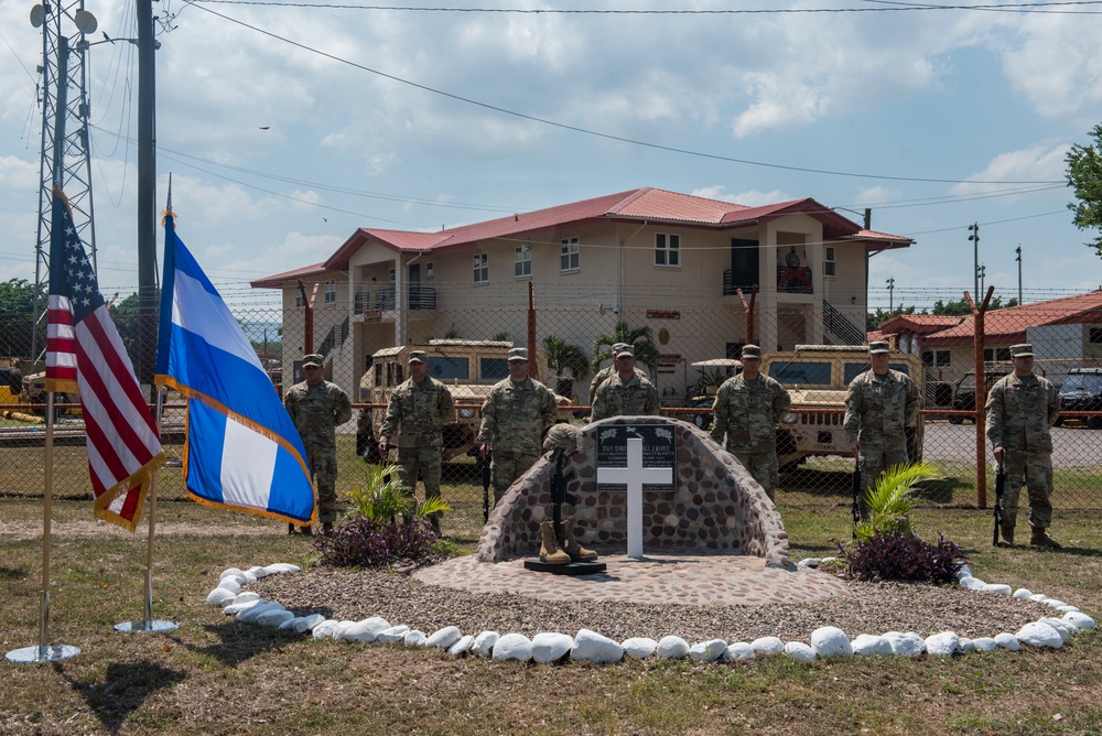 JTF-Bravo honors Staff Sgt. Randall J. Harris during Memorial Day ceremony